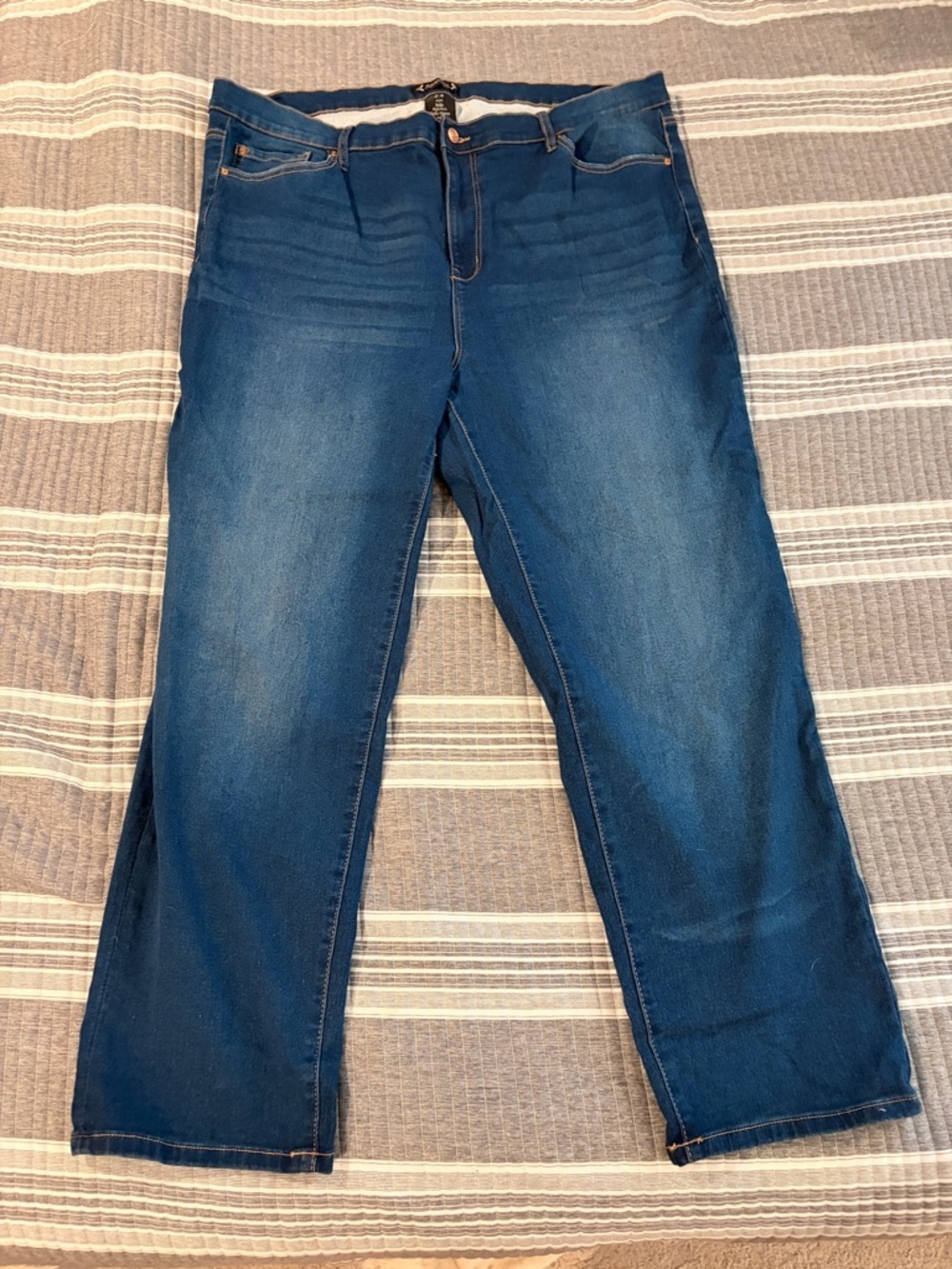 Nanette Classic Dark Blue Women’s plus Size 24W Jeans